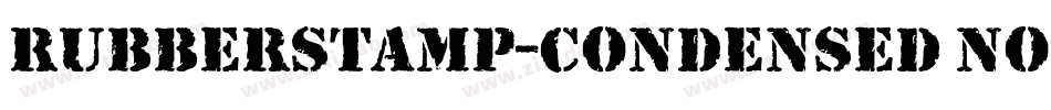 RubberStamp-Condensed Normal字体转换